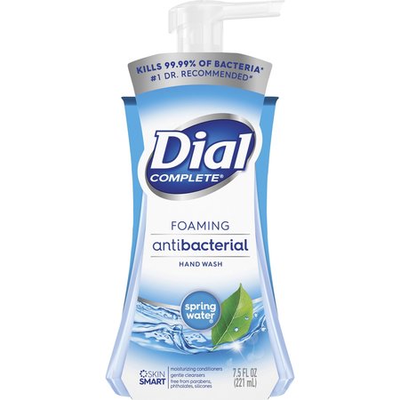 DIAL COMPLETE Foaming Handwash, Antibacterial, 7.5oz., Springwater/BE DIA05401